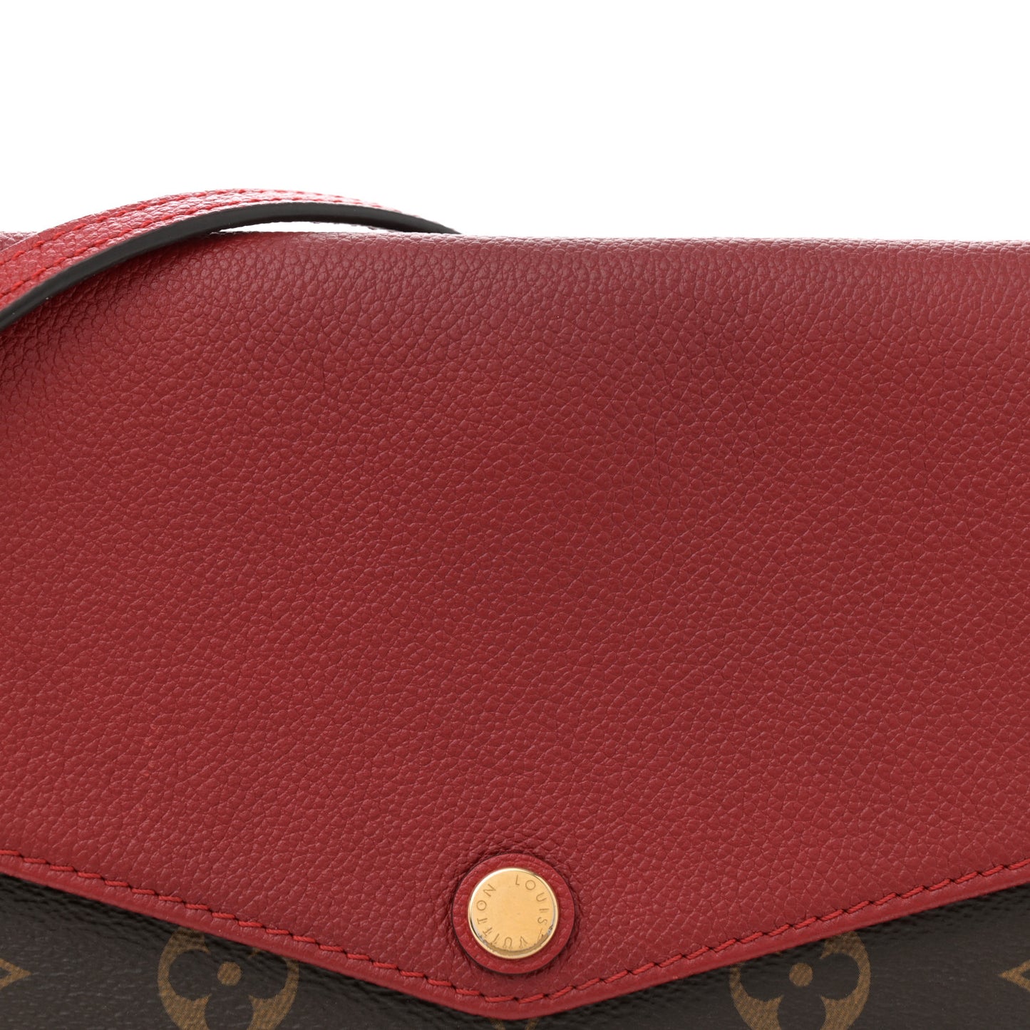 Monogram Twice Pochette Cherry
