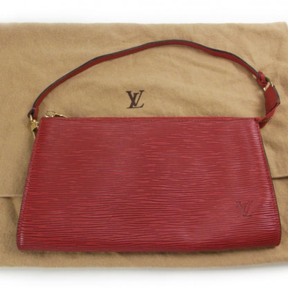 Louis Vuitton Epi Pochette Accessories Bag Rouge 9 of 9