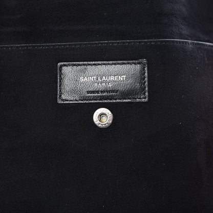 Saint Laurent Lambskin Teddy Drawstring Bag Eros Red 8 of 14