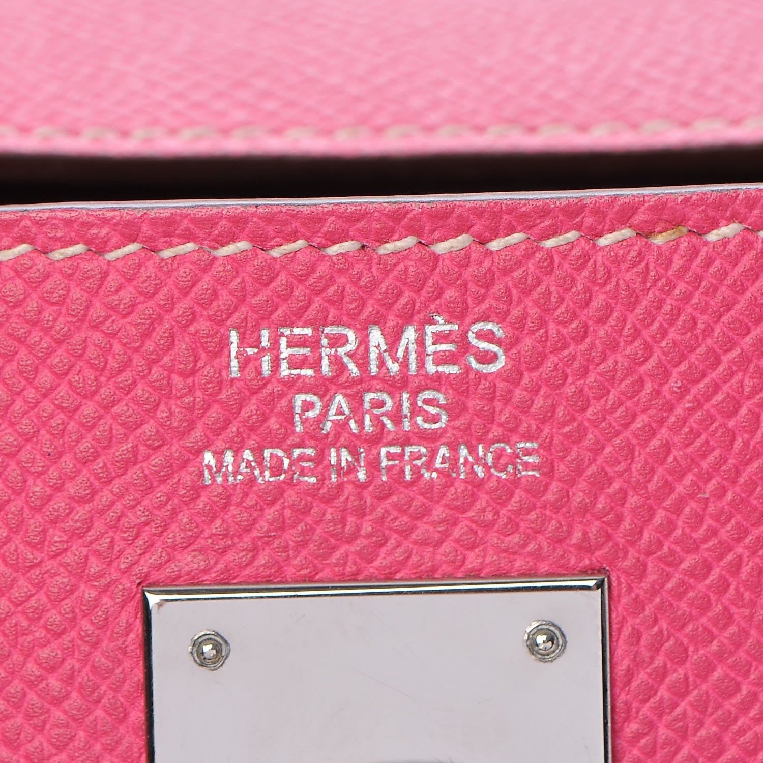 Hermes Epsom Candy Kelly Retourne 35 Rose Tyrien Rubis 14 of 38