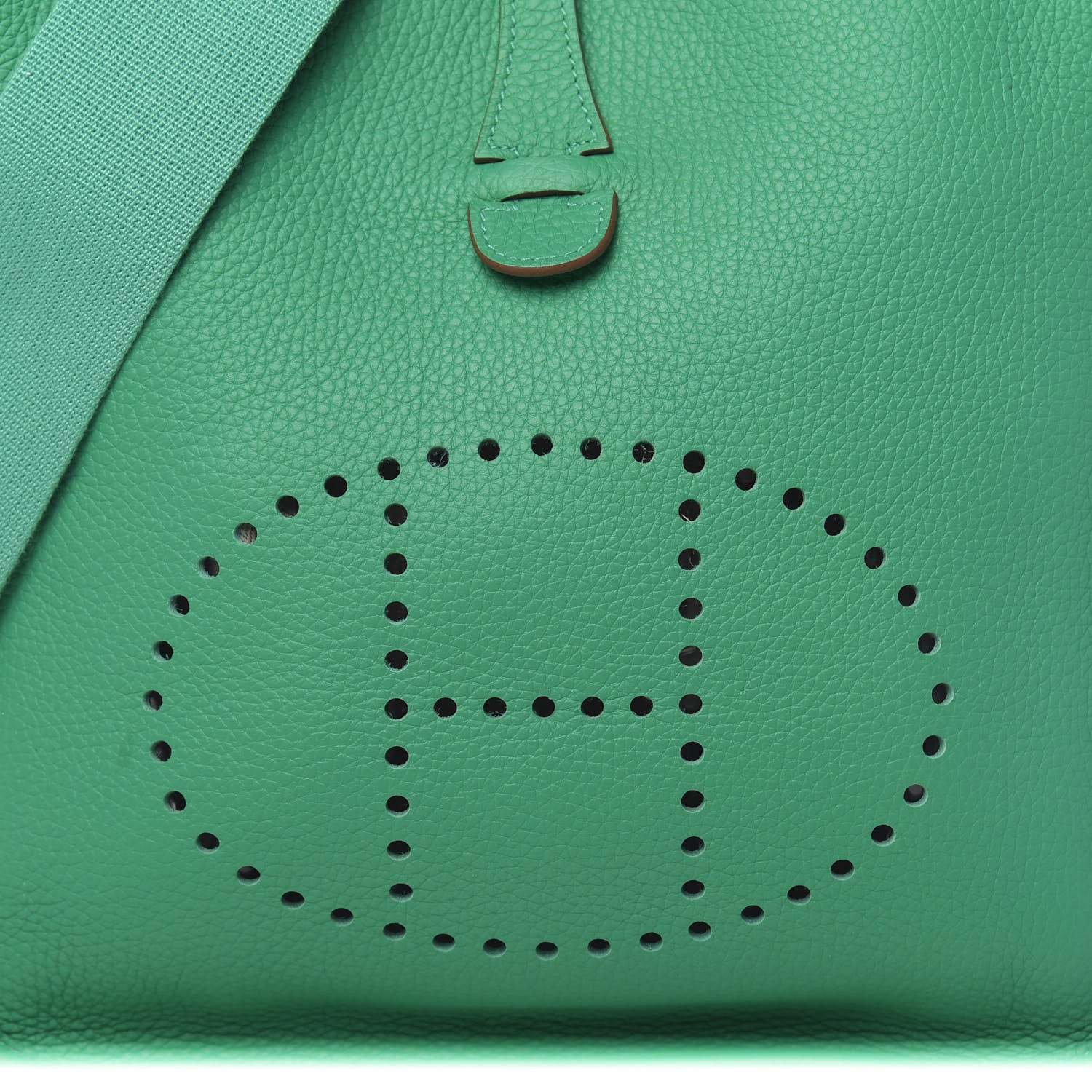 Hermes Taurillon Clemence Evelyne III PM Menthe 10 of 10
