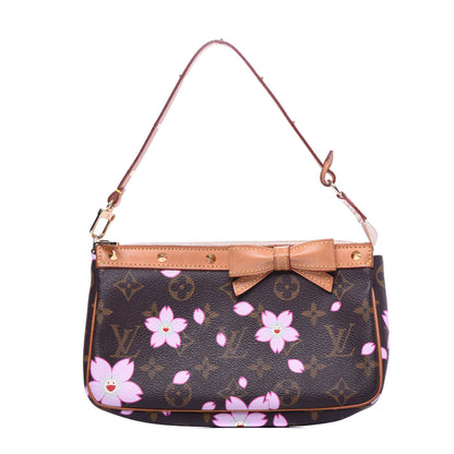 Louis Vuitton Monogram Cherry Blossom Pochette Accessories Brown 1 of 10