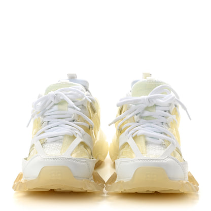 Balenciaga Rubber Mesh Fabric Clear Sole Womens Track Sneakers 37 White Transparent 2 of 8