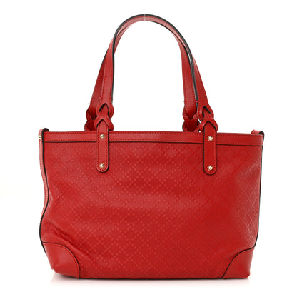 Gucci Diamante Calfskin Small Craft Tote Red 1 of 12
