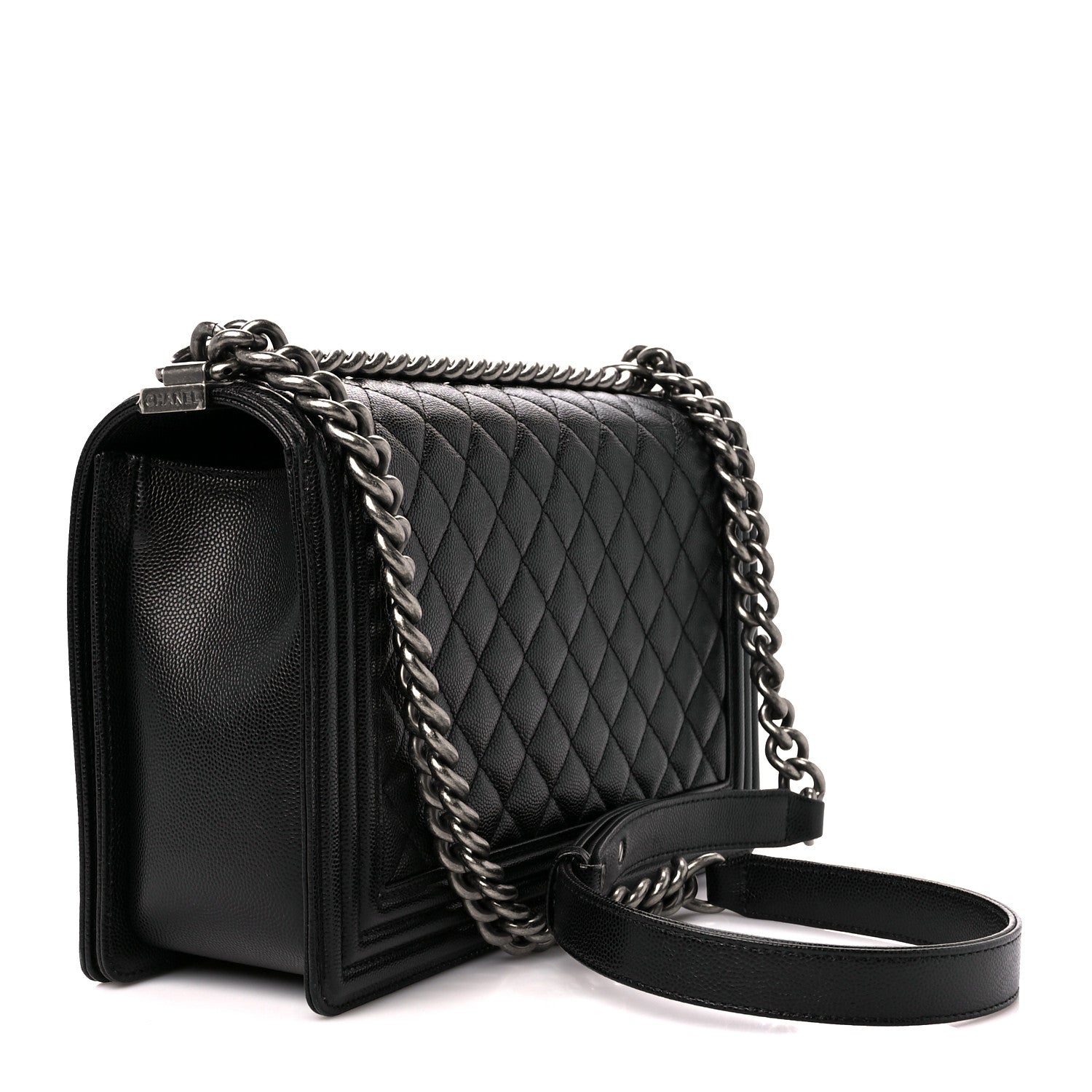 Chanel Caviar Quilted New Medium Boy Flap Black 4 of 11