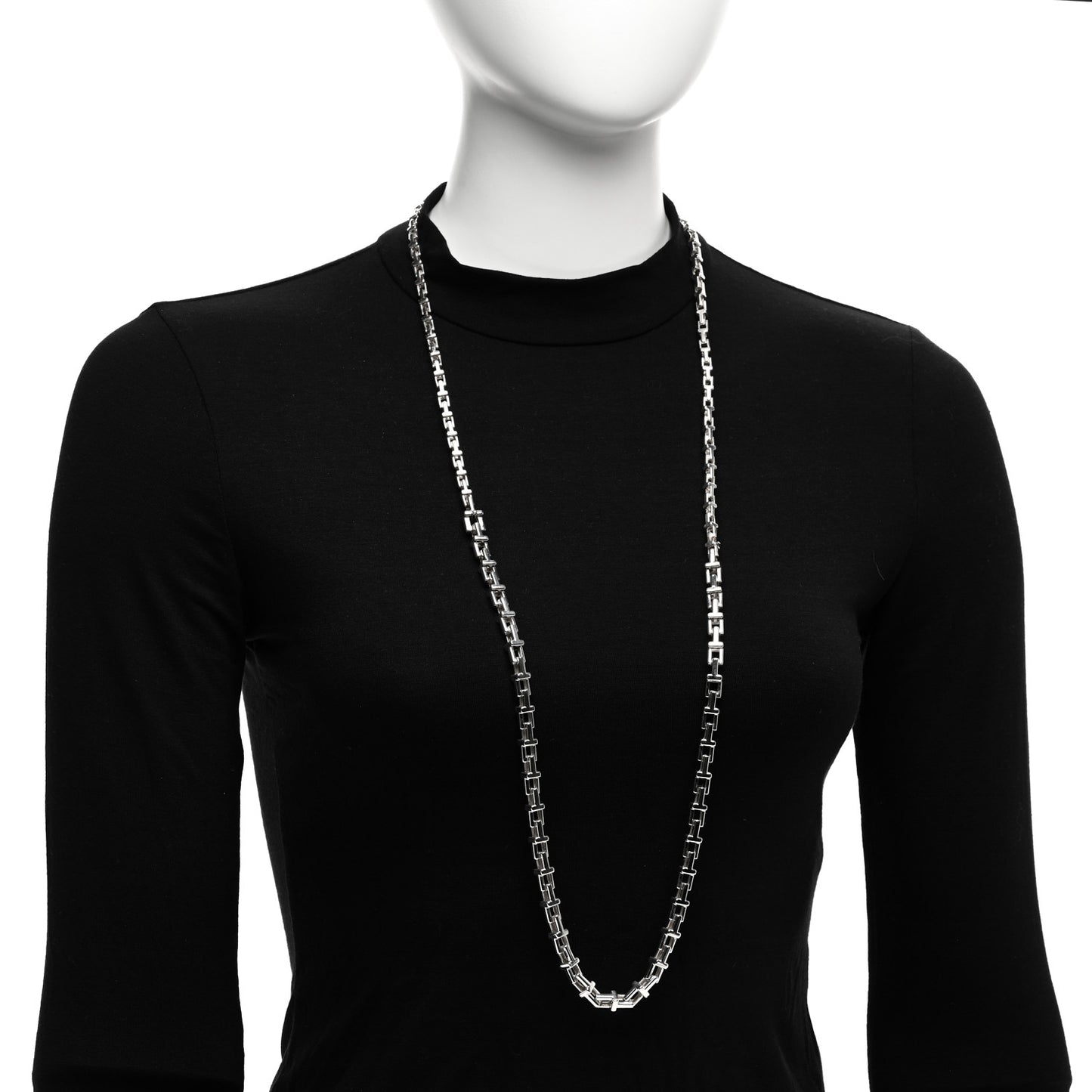 Sterling Silver Interchangeable T Chain Necklace