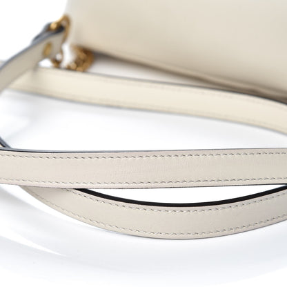 Gucci Calfskin Matelasse Mini GG Marmont Chain Shoulder Bag White 12 of 12