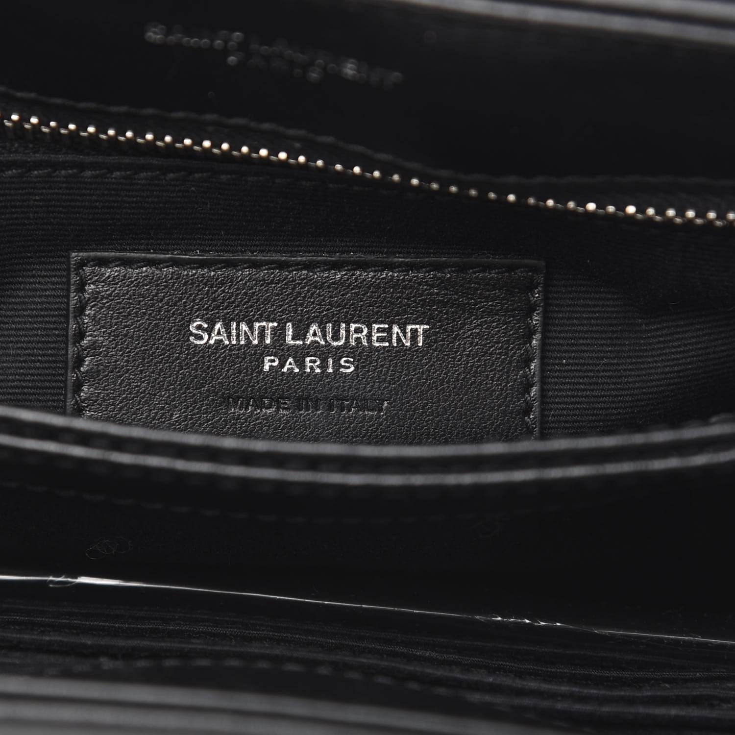 Saint Laurent Calfskin Y Quilted Monogram Toy Loulou Crossbody Bag Black 7 of 12