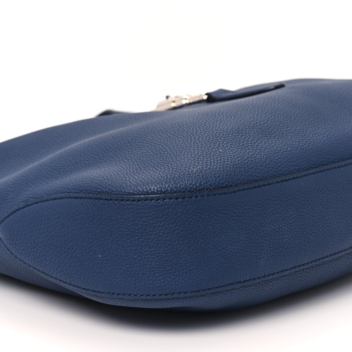 Soft Grained Calfskin Large Jackie Hobo Classic Blue Marine