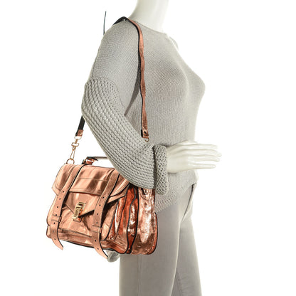 Proenza Schouler Metallic Lambskin PS1 Medium Satchel Copper 2 of 13