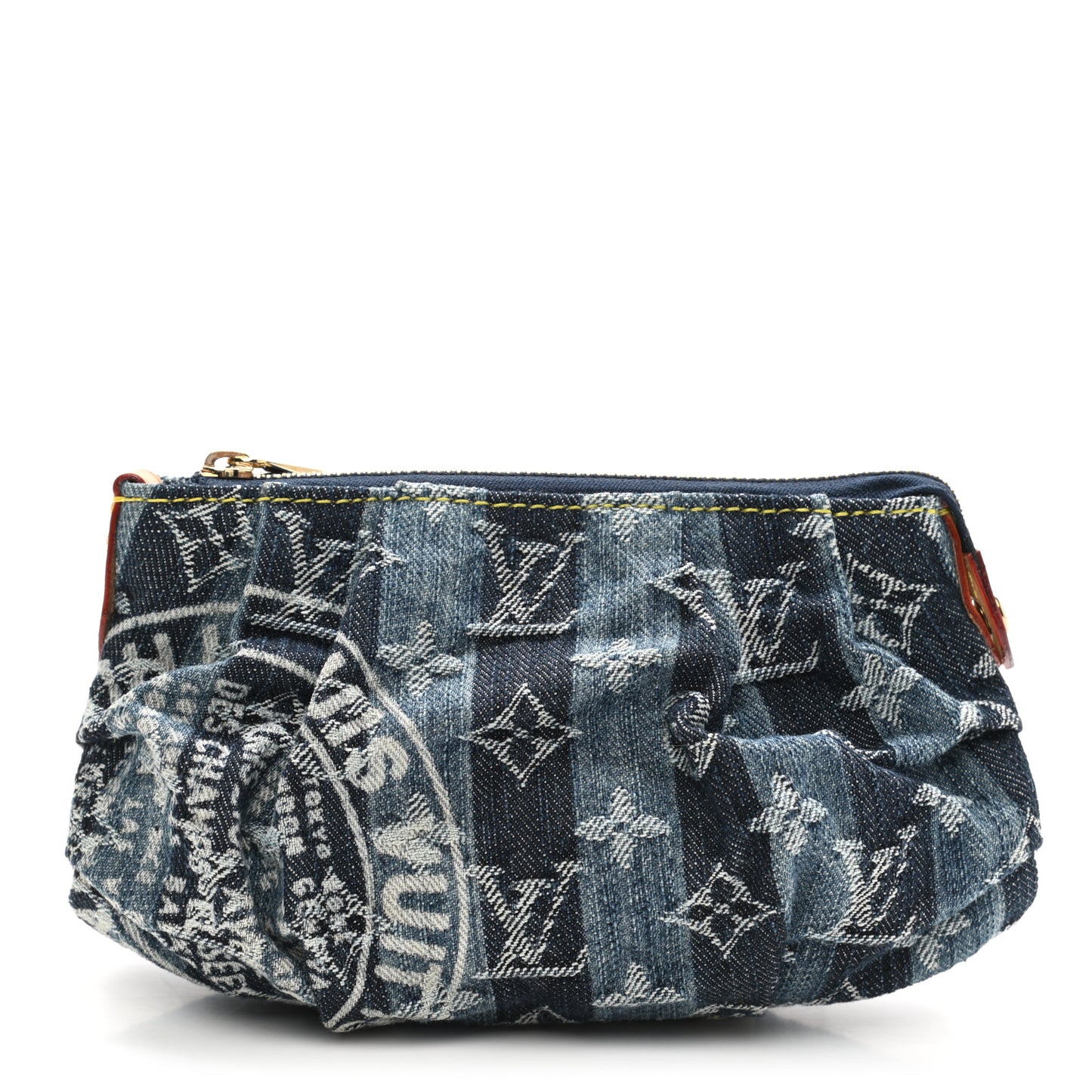 Denim Raye Trousse Cosmetic Pouch
