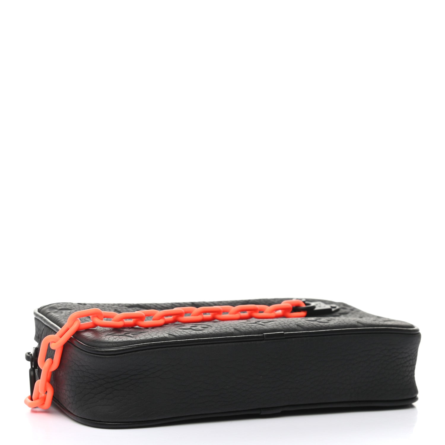 Louis Vuitton Taurillon Monogram Uniformes Solar Ray Soft Pochette Volga Belt Bag Black 4 of 8