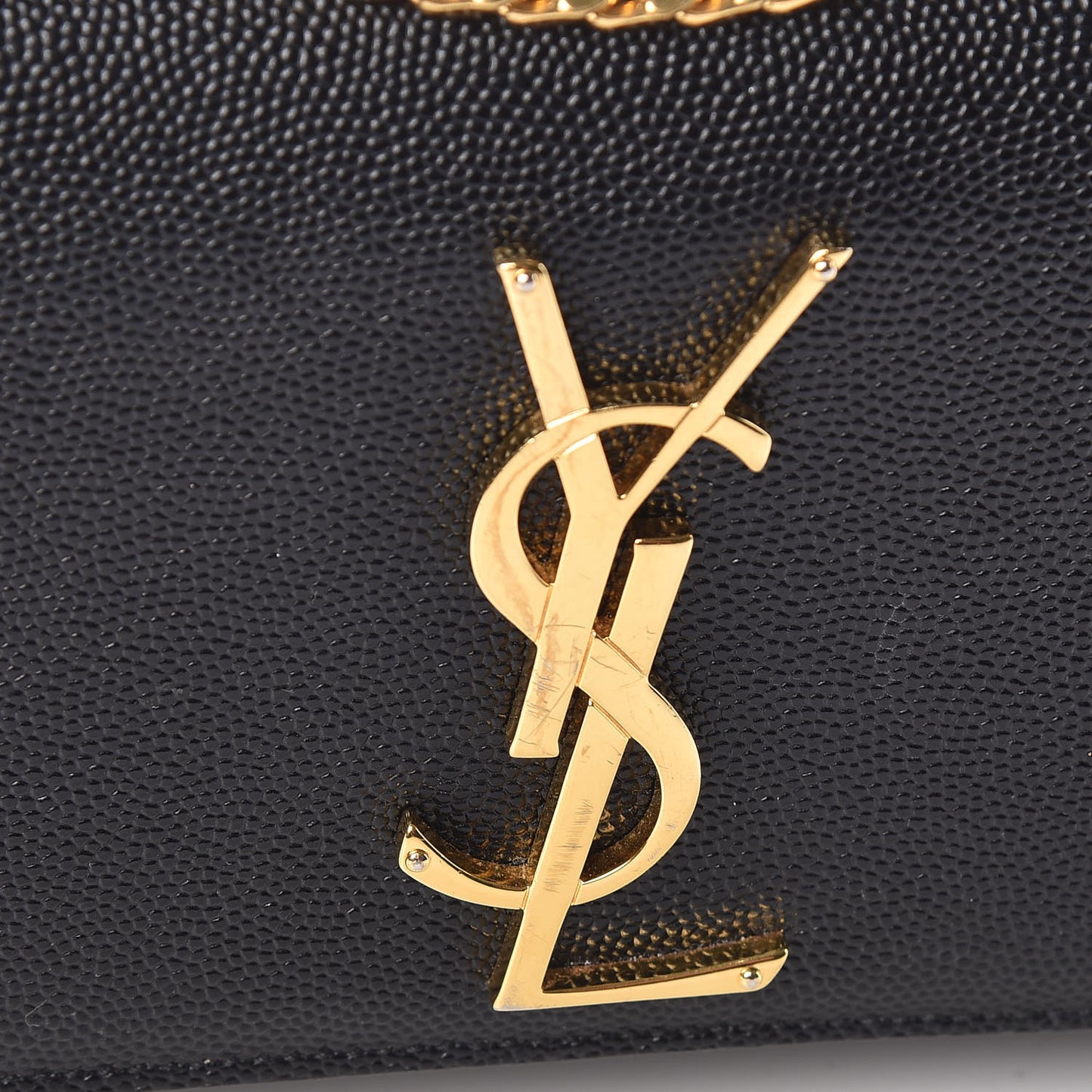 Grain De Poudre Small Monogram Kate Satchel Black