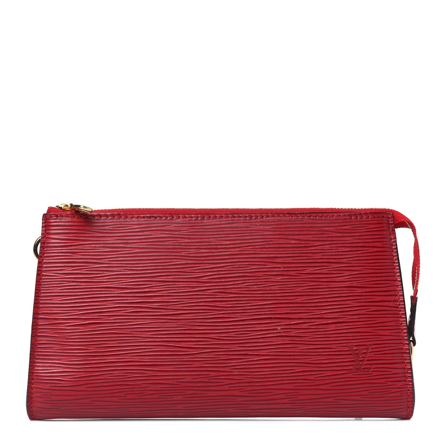Louis Vuitton Epi Pochette Accessories 24 Castillan Red 1 of 9