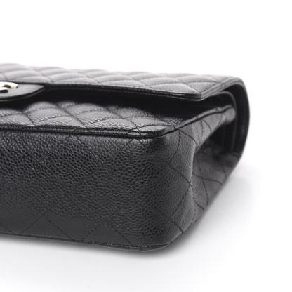 Chanel Caviar Quilted Medium Double Flap Black 9 of 11