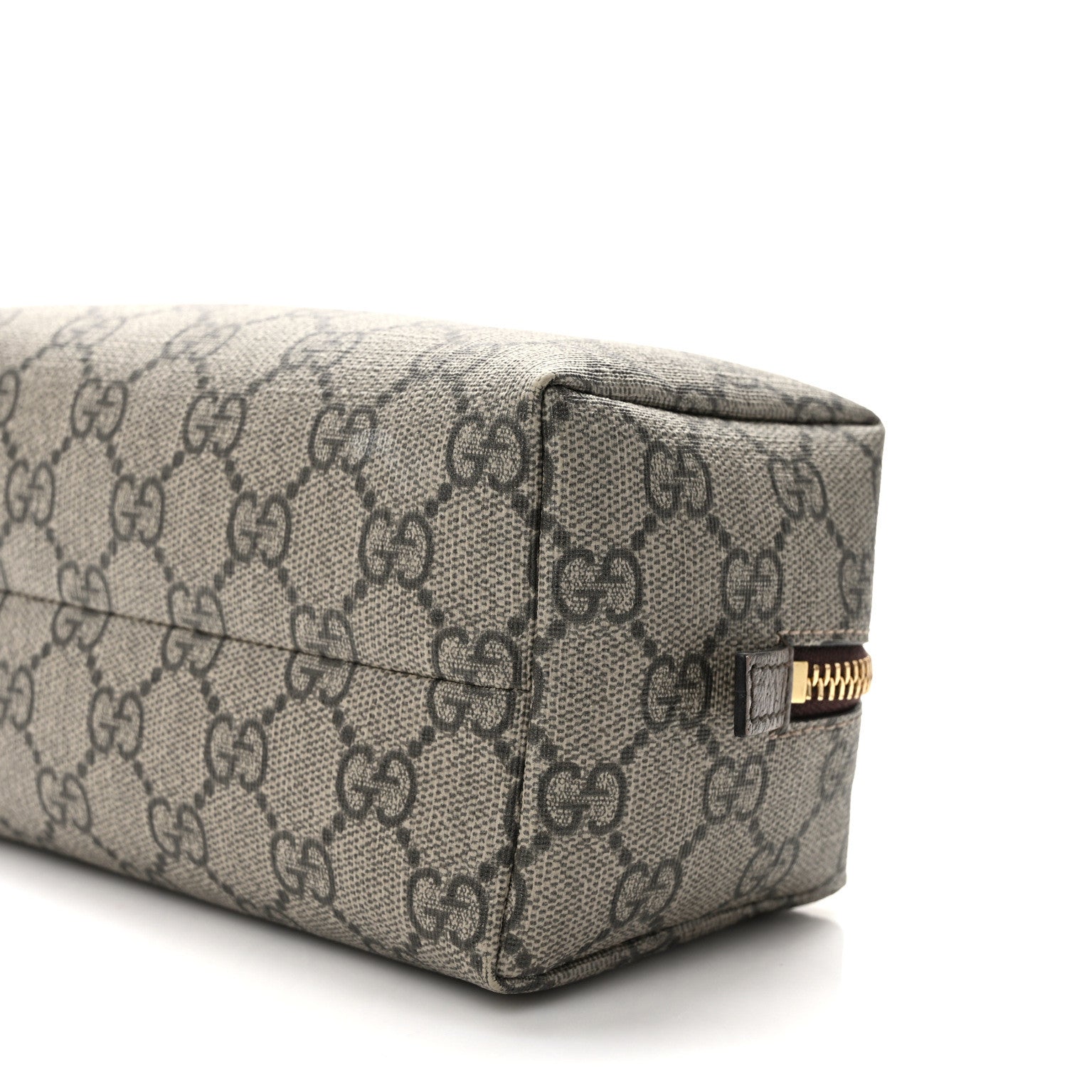 Gucci Soft GG Supreme Monogram Calfskin Medium Ophidia Cosmetic Case Beige Ebony New Acero 9 of 11