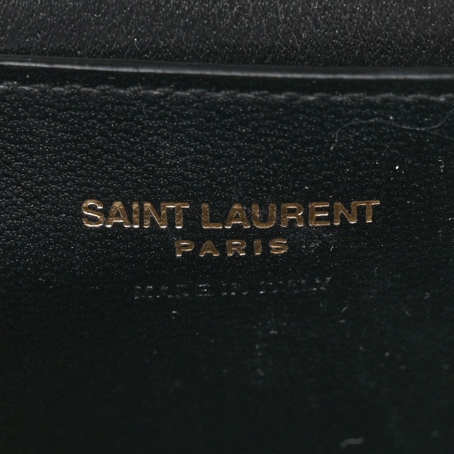 Saint Laurent Lambskin Quilted Mini Gaby Vanity Case Black 6 of 13