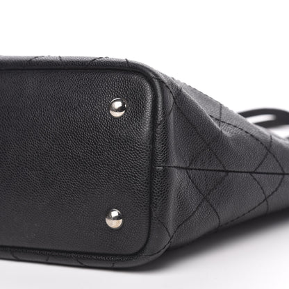 Chanel Grained Calfskin Shopping Fever Tote Black 10 of 18
