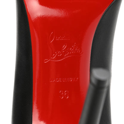 Christian Louboutin Shiny Nappa Pigalle 100 Pumps 36 Black 6 of 8