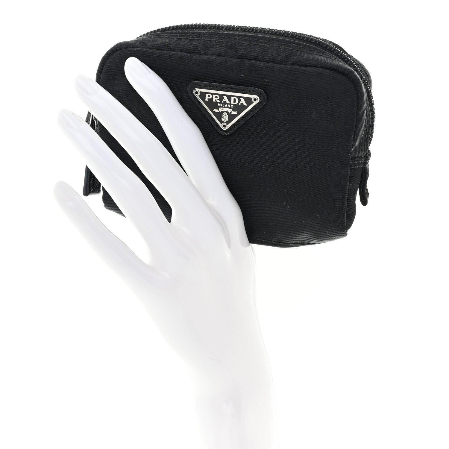 Prada Tessuto Nylon Cosmetic Pouch Black 2 of 10
