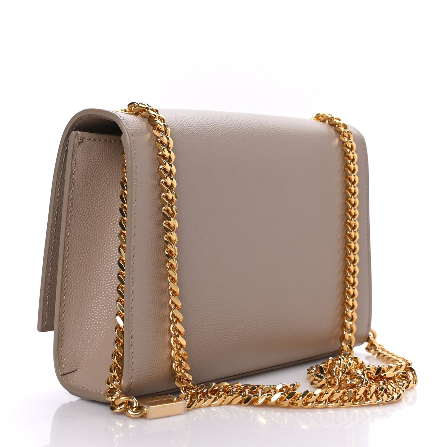 Grain De Poudre Small Monogram Kate Satchel Dark Beige