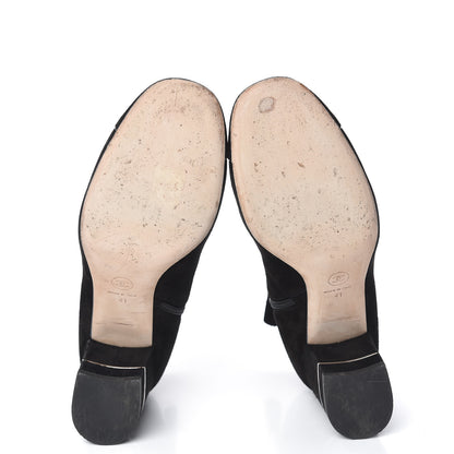 Chanel Suede Calfskin Short Boots 41 Black 7 of 11