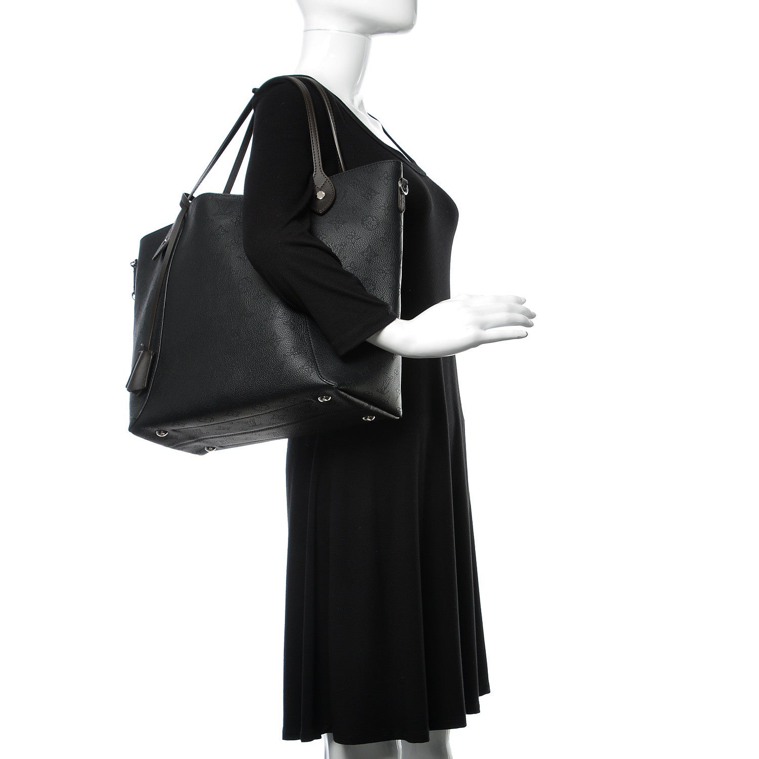 Louis Vuitton Mahina Hina MM Black 2 of 9