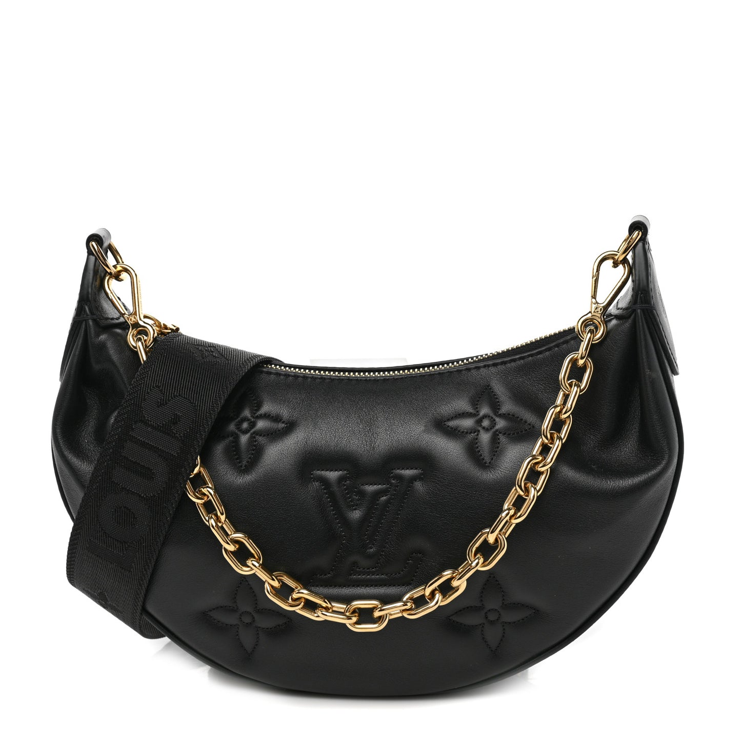 Calfskin Bubblegram Over The Moon Black