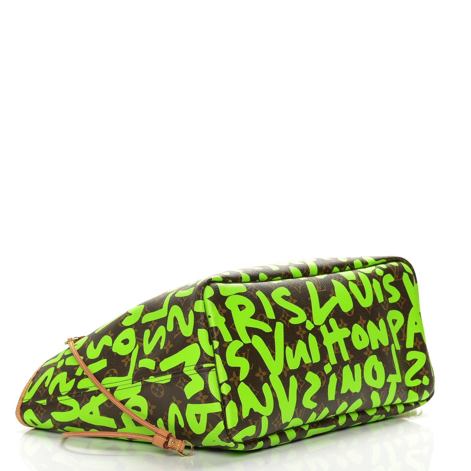 Louis Vuitton Monogram Graffiti Neverfull GM Green 4 of 6