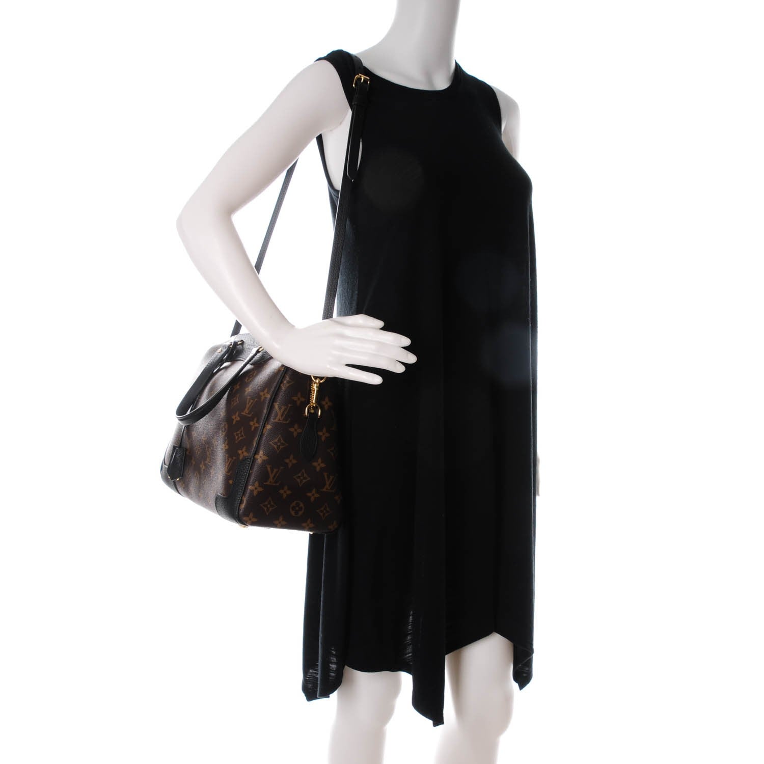 Louis Vuitton Monogram Retiro NM Black 2 of 7