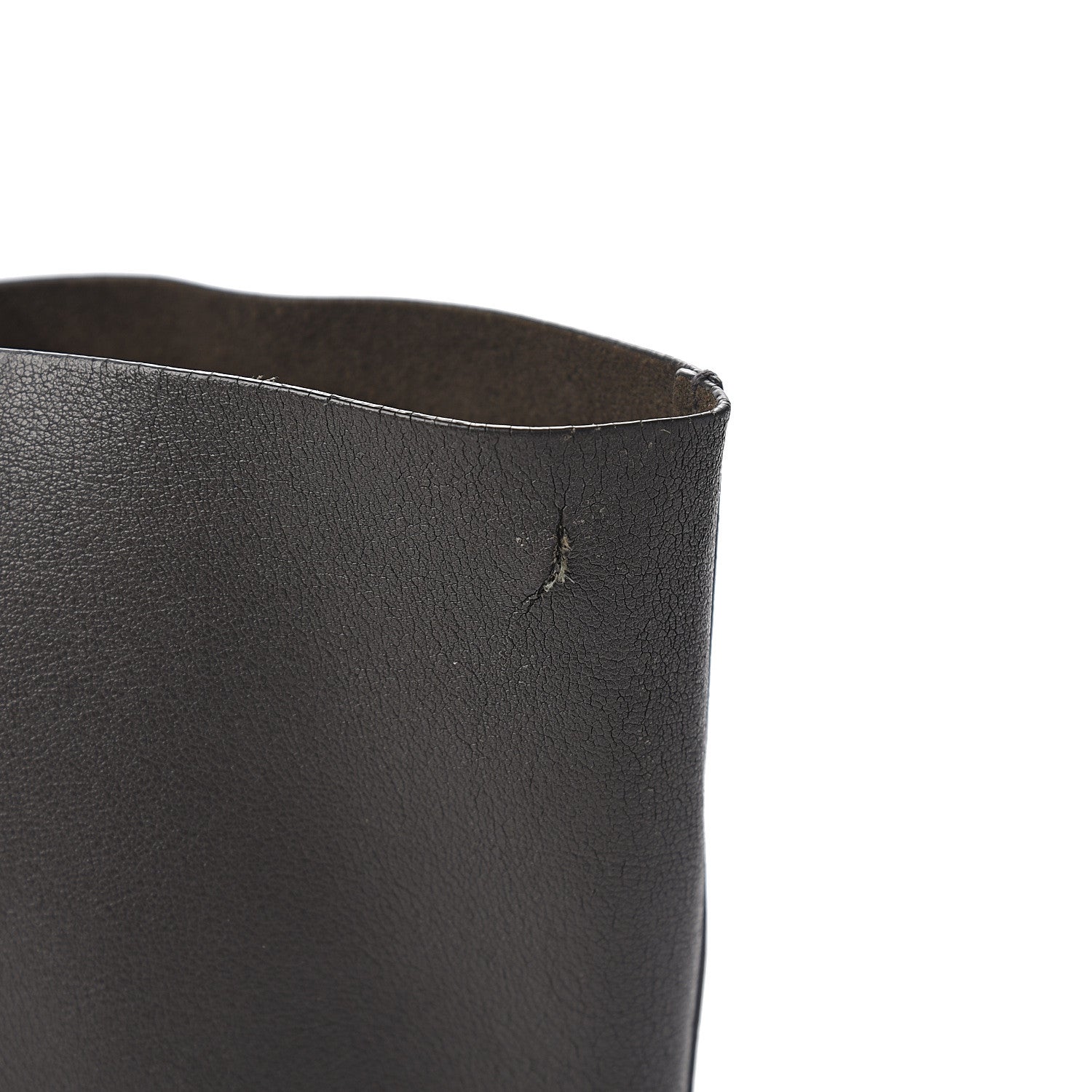 Saint Laurent Calfskin Large Shopping Tote Dark Grey 14 of 18