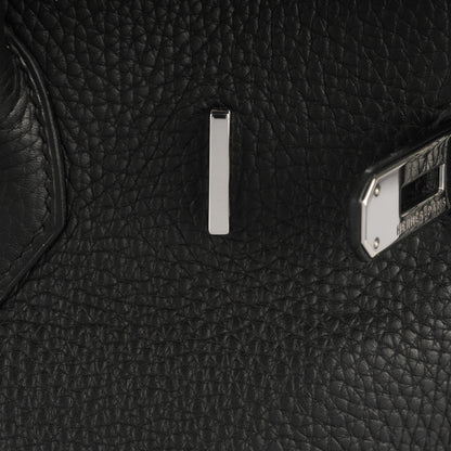 Hermes Taurillon Clemence Birkin 35 Black 14 of 24