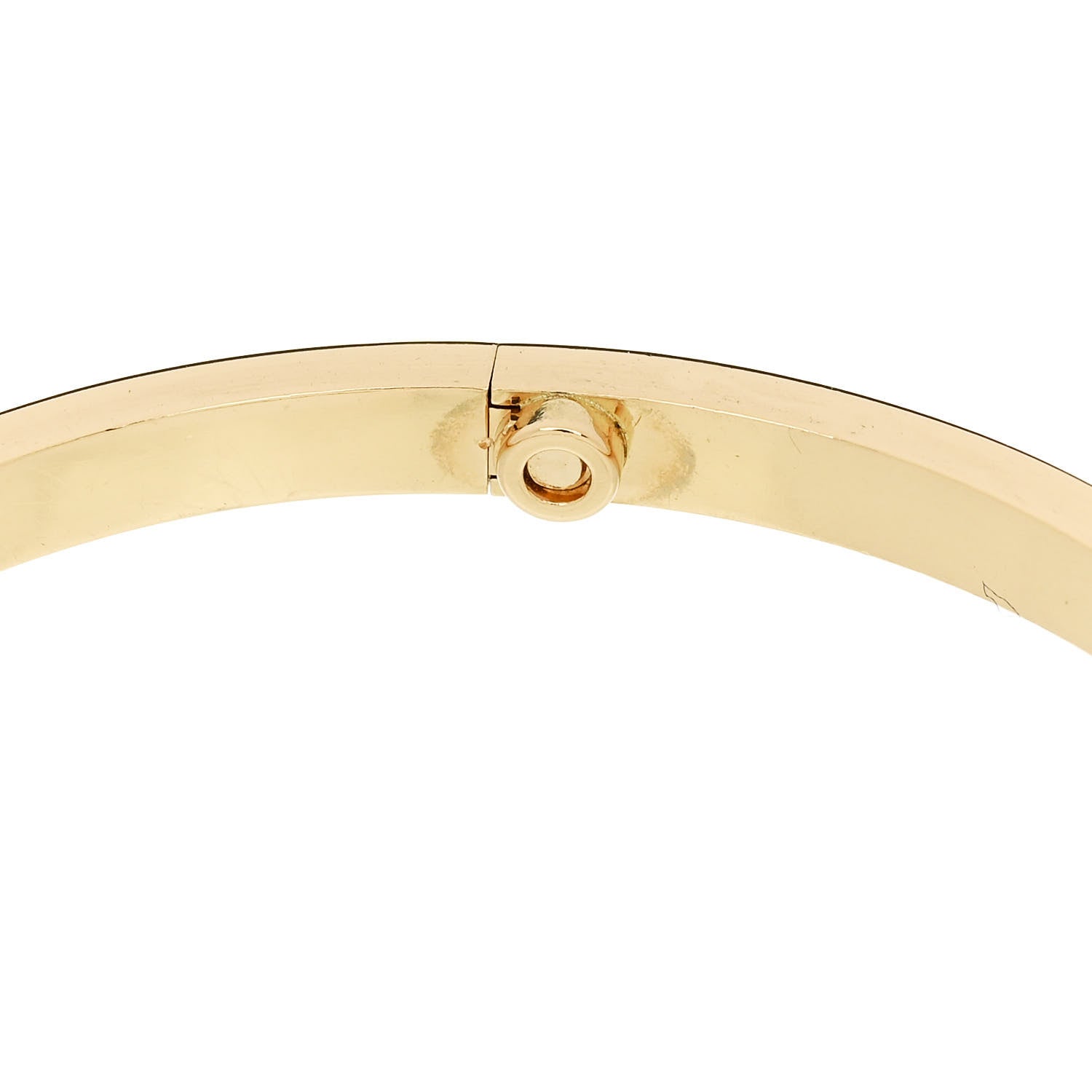 Cartier 18K Yellow Gold 6 Diamond Small LOVE Bracelet 17 7 of 9