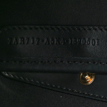Fendi Glazed Fabric Vitello Century FF 1974 Stamp Patch Mini Peekaboo Defender Cover Mogano Panna Black 8 of 16