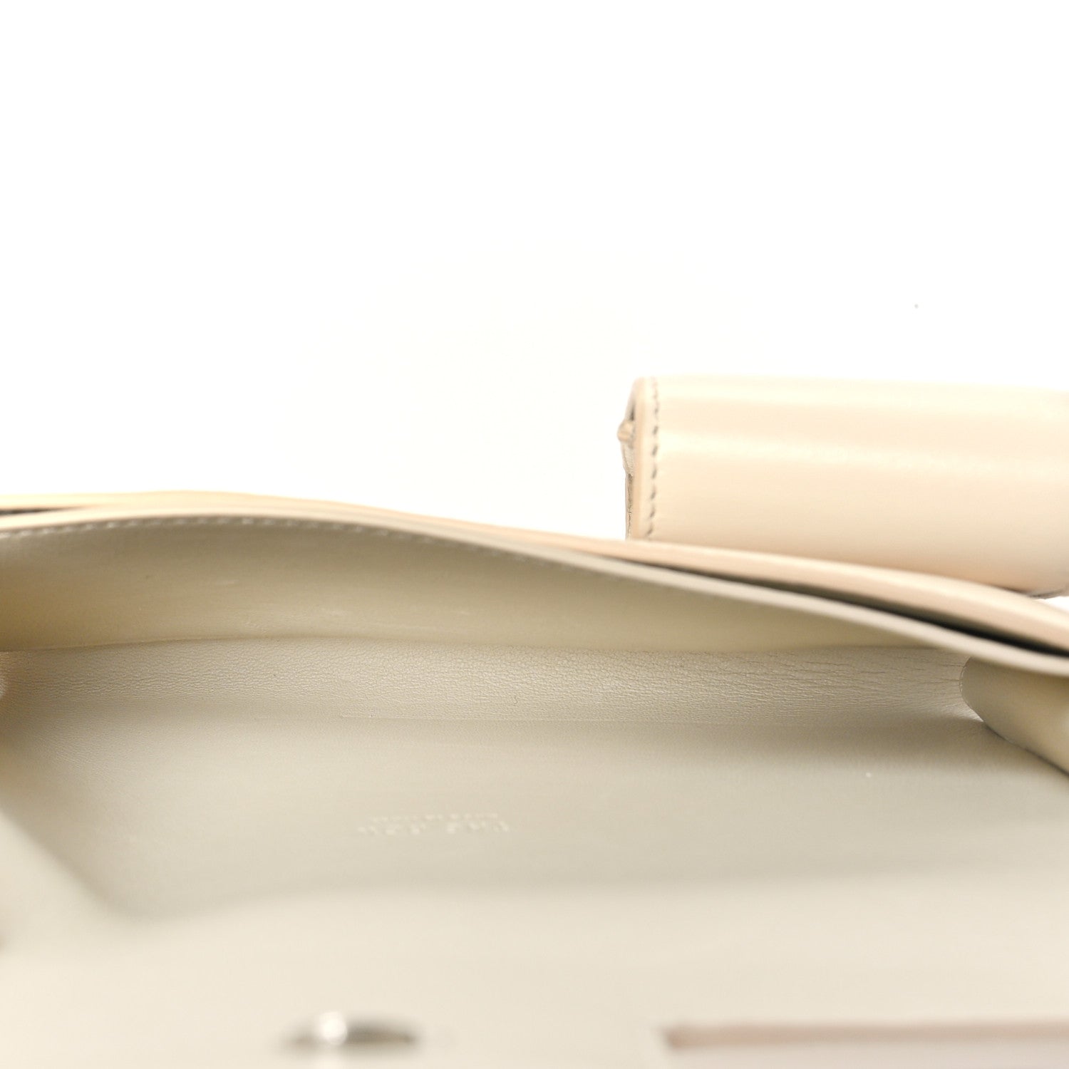 The Row Smooth Calfskin Horizontal Belt Bag Ivory 5 of 8