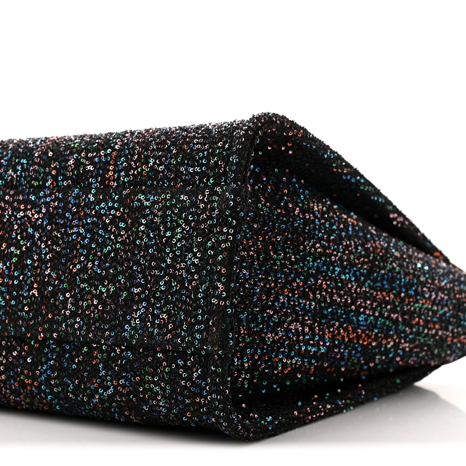 Chanel Calfskin Sequin Small Deauville Tote Black 10 of 10