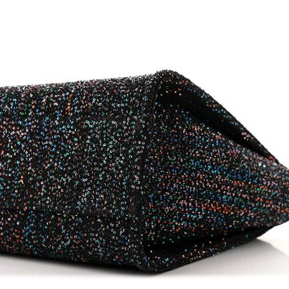 Chanel Calfskin Sequin Small Deauville Tote Black 10 of 10