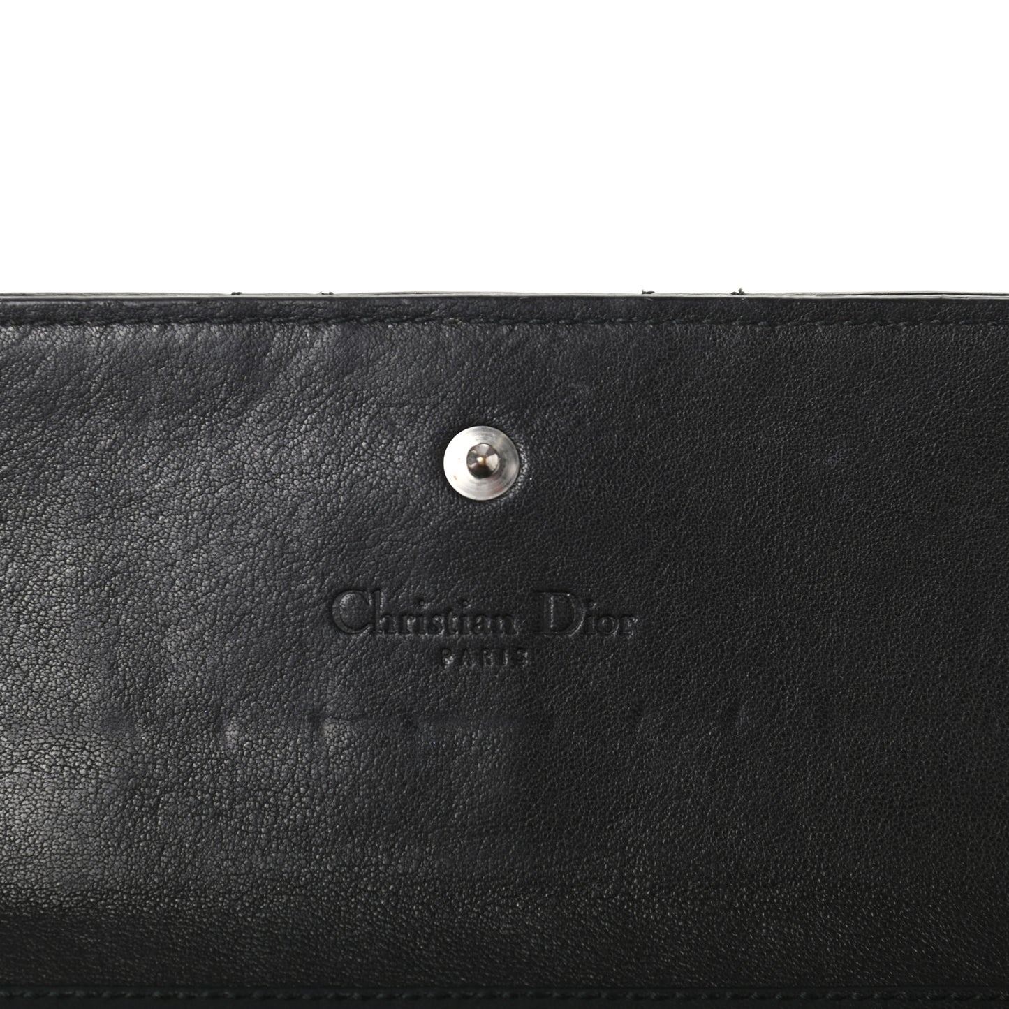 Patent Cannage Rendez-vous Chain Wallet Black