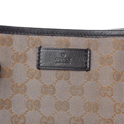 Gucci Metallic Monogram Canvas Tote Brown 6 of 12