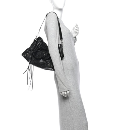Balenciaga Agneau Classic Silver Hardware City Black 2 of 11