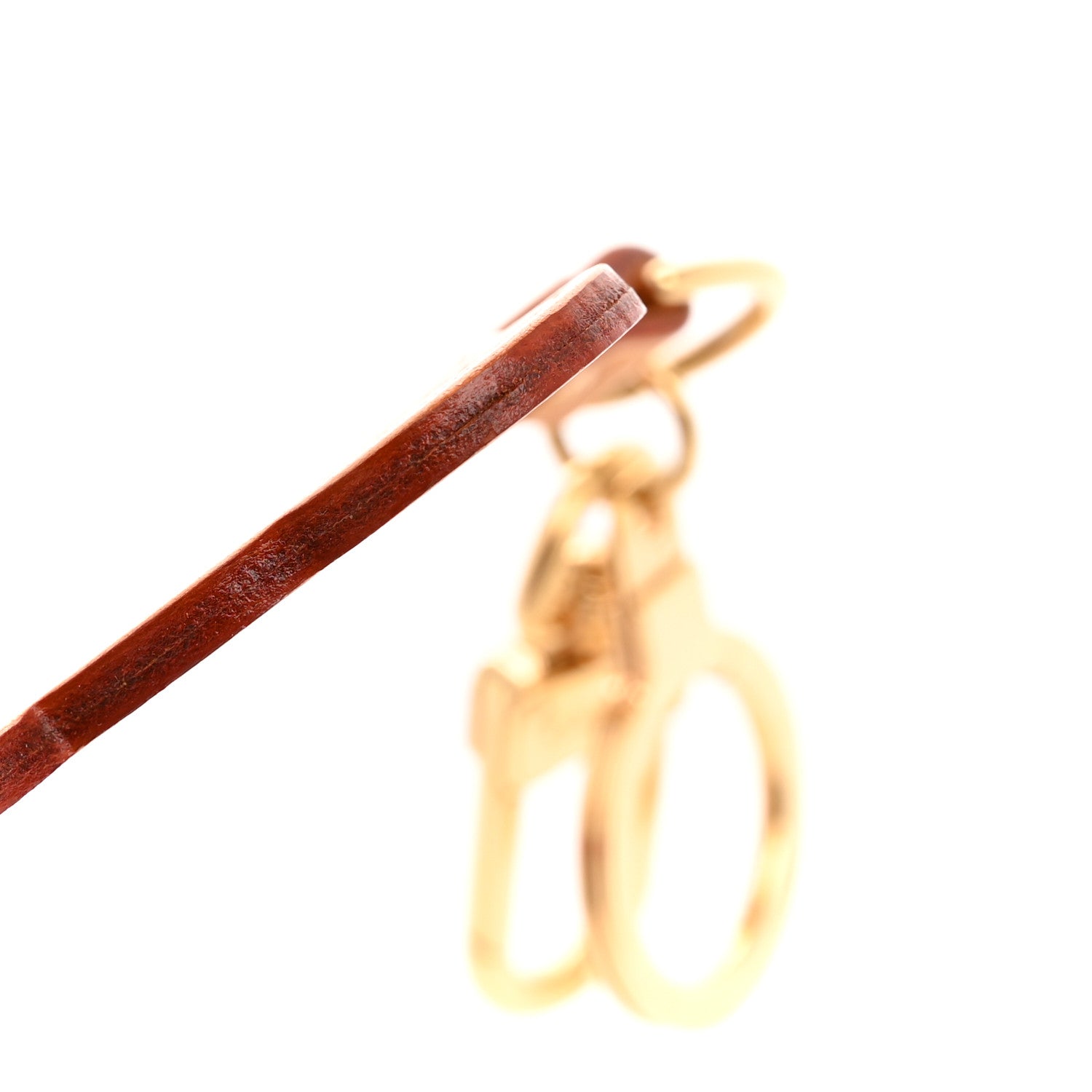 Louis Vuitton Vachetta Monogram Panda Key Ring Bag Charm 5 of 6