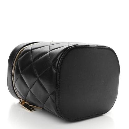 Chanel Lambskin Quilted Trendy Vanity Case Black 4 of 10