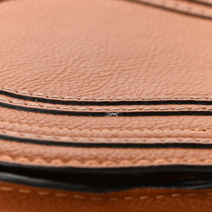 Chloe Calfskin Mini Marcie Round Crossbody Bag Tan 11 of 11