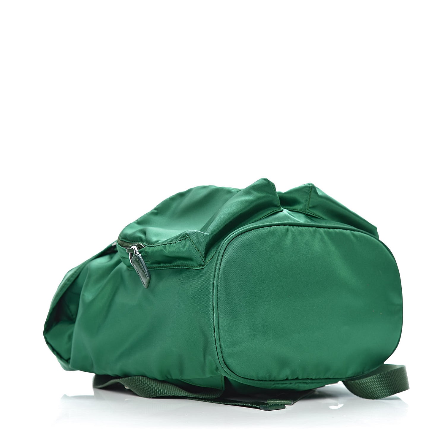 Nylon Vela Saffiano Double Buckle Backpack Oleandro