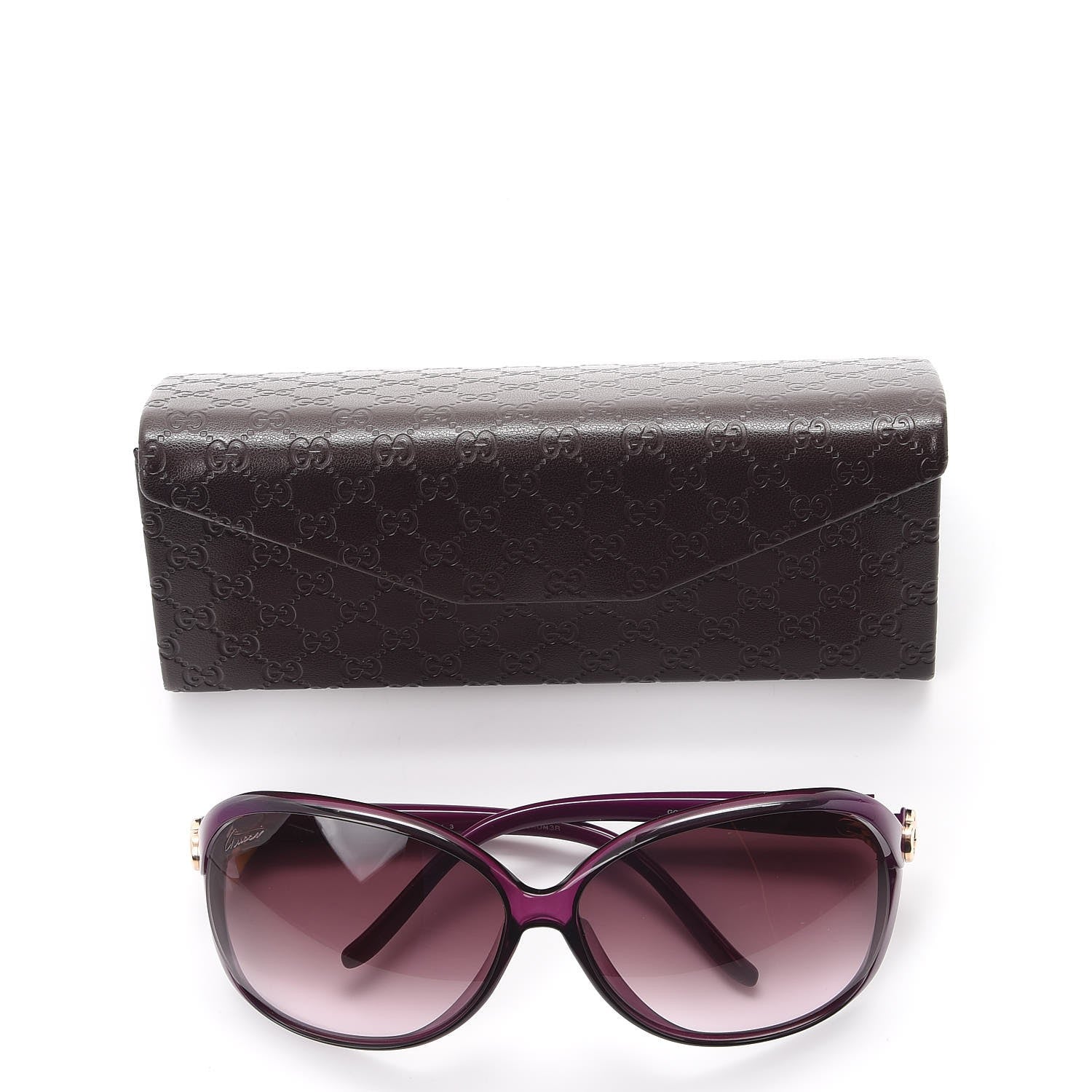 Gucci GG Butterfly Sunglasses 3525/K/S Purple 8 of 8