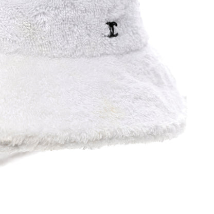 Chanel Terry Cloth CC Bucket Hat M White 9 of 9