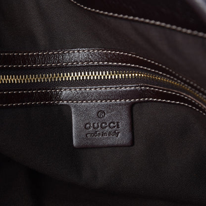 Gucci Calfskin Medium Britt Bag Dark Brown 6 of 7
