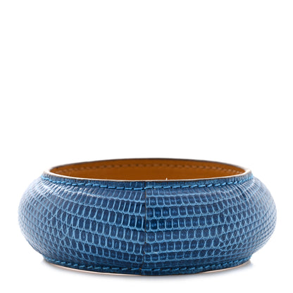 Hermes Lizard Small Astral Bracelet S Bleu Saphir 3 of 5