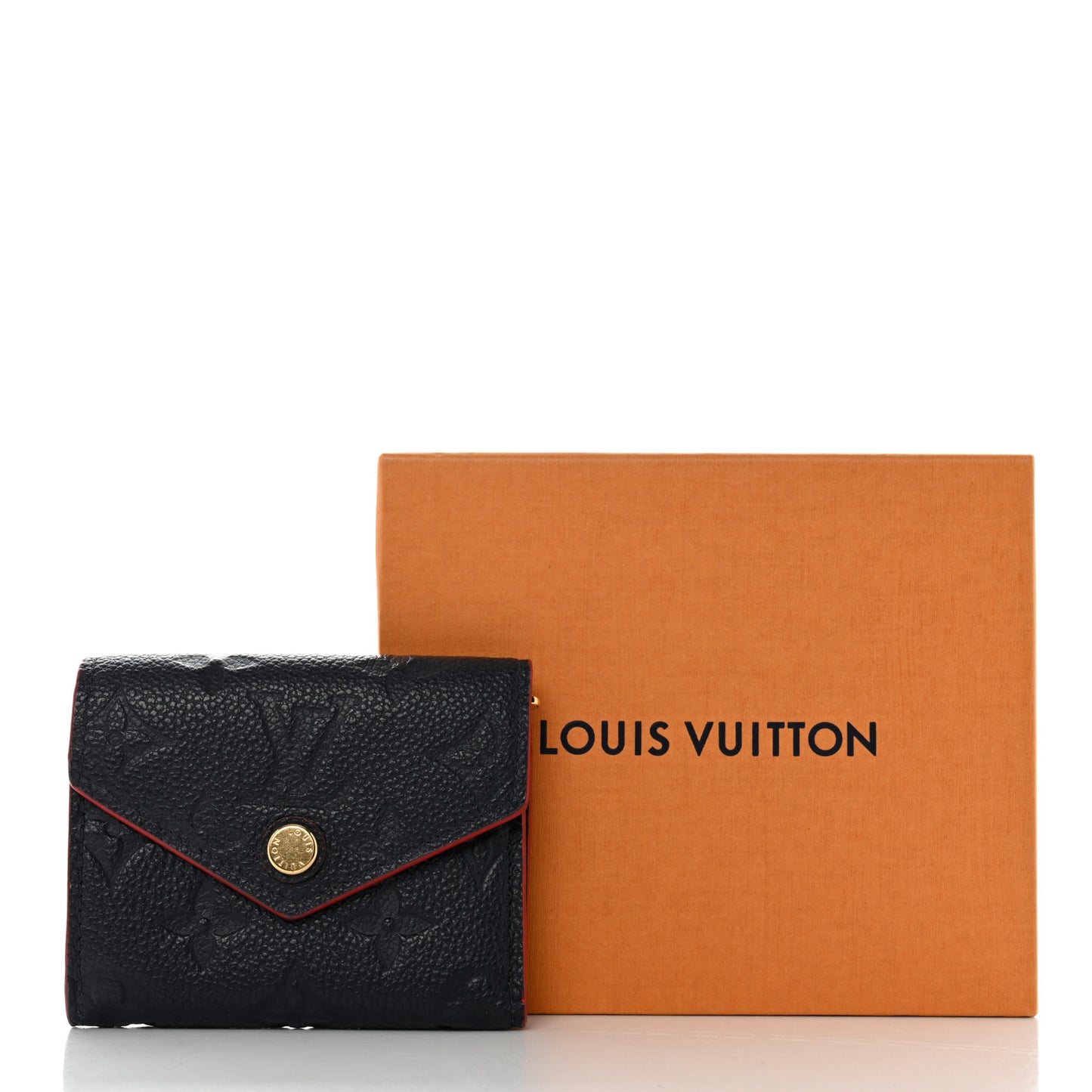 Empreinte Zoe Wallet Marine Rouge
