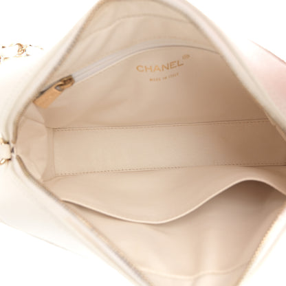 Chanel Caviar Quilted Camera Case White 5 of 10
